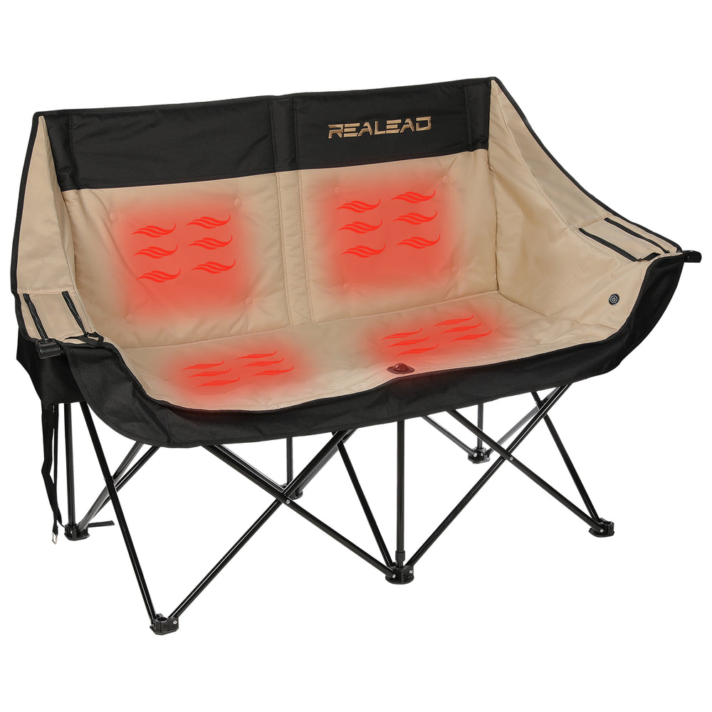 REALEAD Loveseat Heated Chair-Battery NOT Included