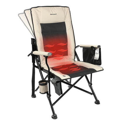 REALEAD Camping Heated Chair-Battery NOT Included