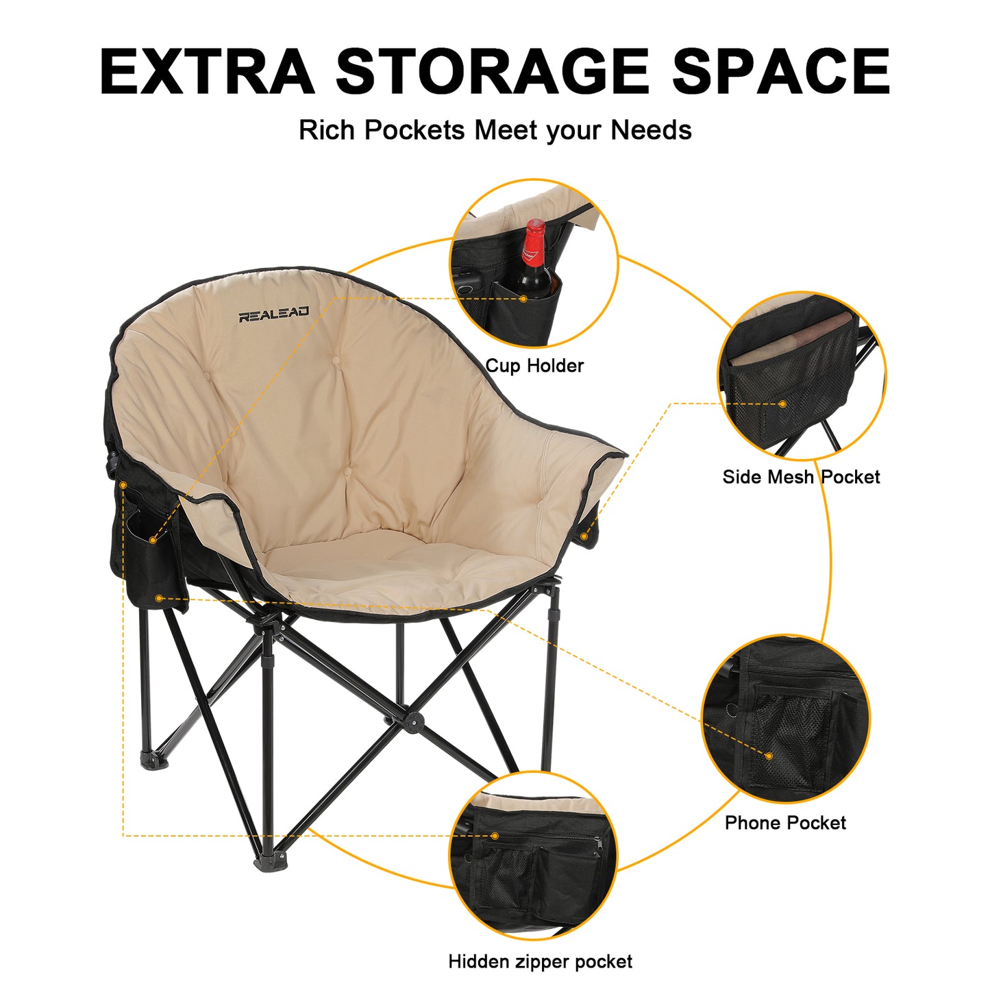 REALEAD Folding Chair