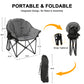 REALEAD Folding Heated Chair-Battery NOT Included